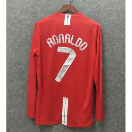 2007-08 Ronaldo 7- Manchester United Home Fullsleeves Jersey
