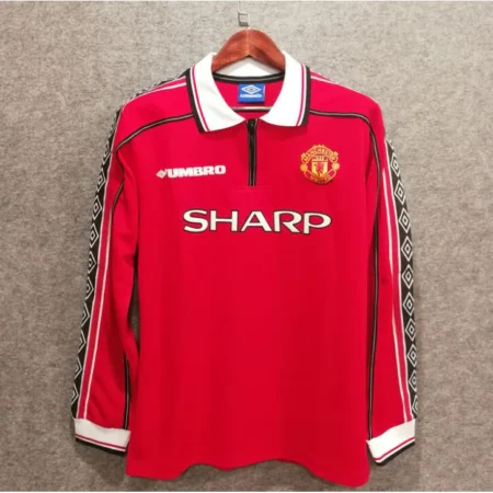 1998-99 Manchester United Home Fullsleeves Jersey