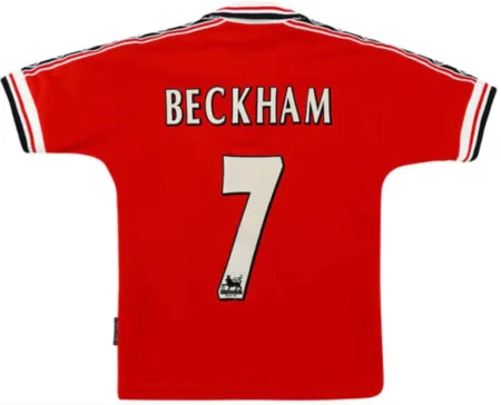 1998-1999 Beckham 7- Manchester United Home
