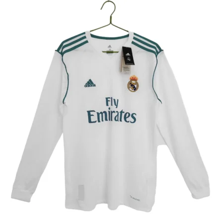 2017/18 Real Madrid Home Fullsleeves Jersey - Retro