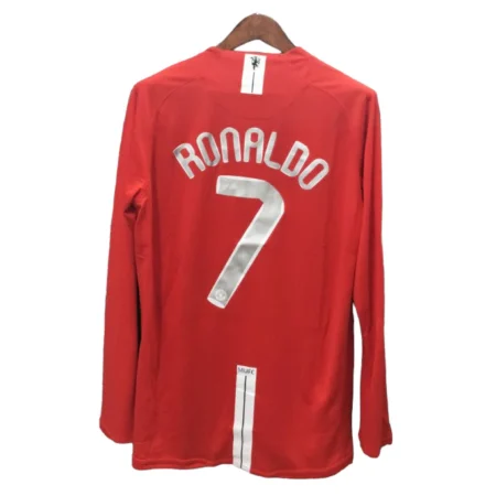 2007-08 Ronaldo 7- Manchester United Home Fullsleeves - Retro