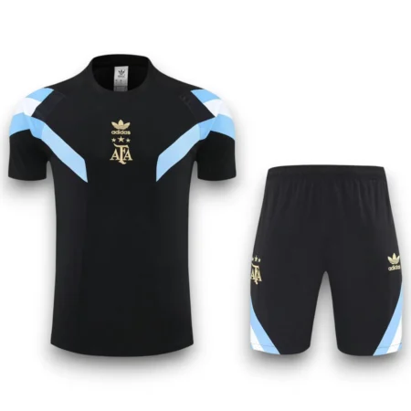 Argentina Retro Rekive Kit 2025 Black ( Jersey+Shorts )