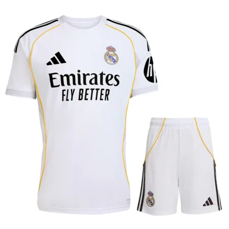 Real Madrid Home Set 2025/26 ( Jersey+Shorts)