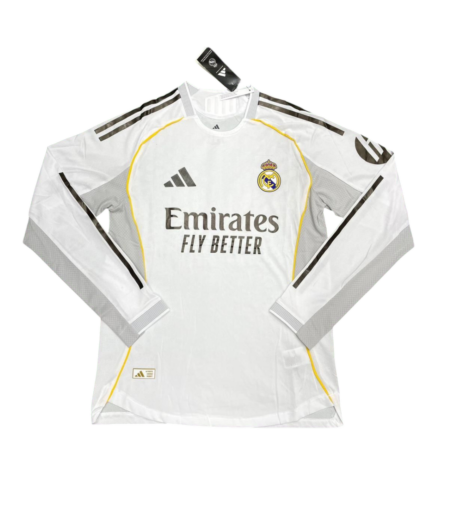 Real Madrid Home Full sleeves 2025/26 (AUTHENTIC)