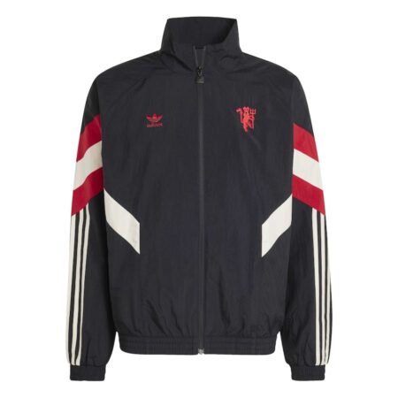 Manchester United Black Windbreaker (AUTHENTIC)