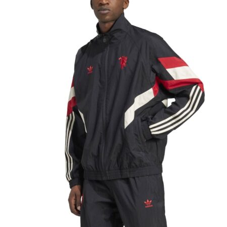 Manchester United Black Windbreaker (AUTHENTIC)