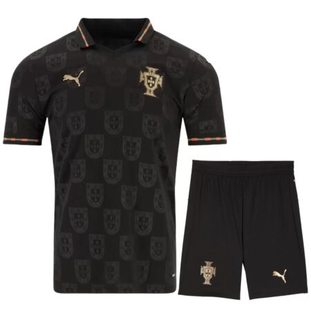 Portugal Black Special edition set World cup 2026 (Jersey+Shorts)