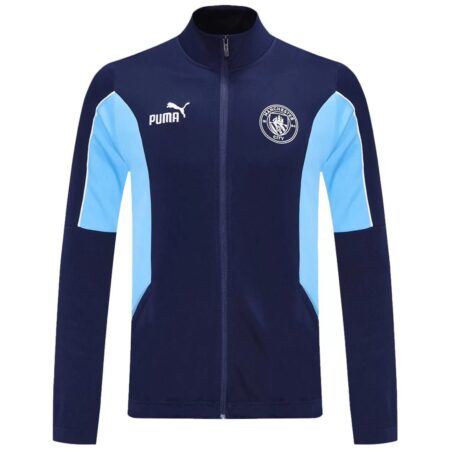 Manchester city Navy blue Anthem Jacket(AUTHENTIC)