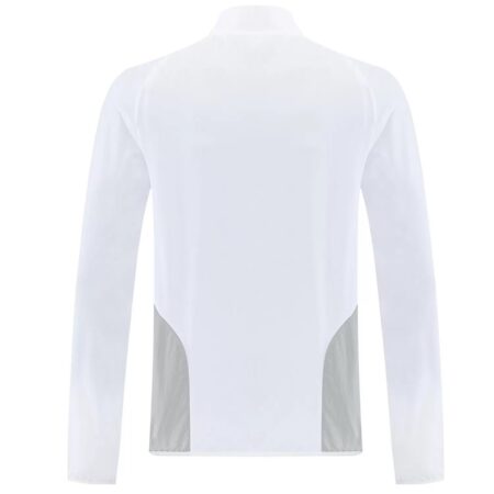 Real Madrid White Anthem Jacket (AUTHENTIC)