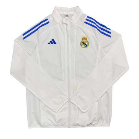 Real Madrid White Windbreaker (AUTHENTIC)