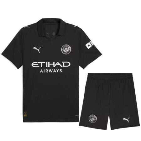 Man City Away set 2025/26 (Jersey + Shorts)