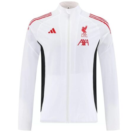 Liverpool White Windbreaker 2025/26 (AUTHENTIC)