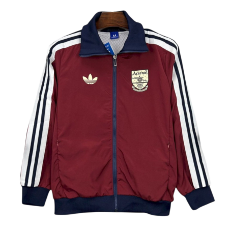 Arsenal Maroon Retro Windbreaker 2025/26 (AUTHENTIC)