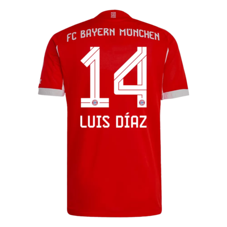 Luiz Diaz 14- FC Bayern Home 2025/26 - Player Version (Authentic)