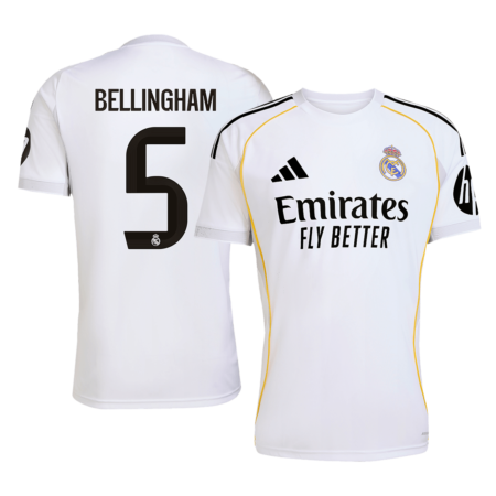 Bellingham 5 -Real Madrid Home 2025/26 Master quality