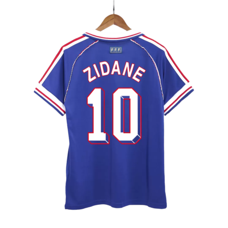 Zidane 10 - 1998 France Home jersey - Retro (Authentic)