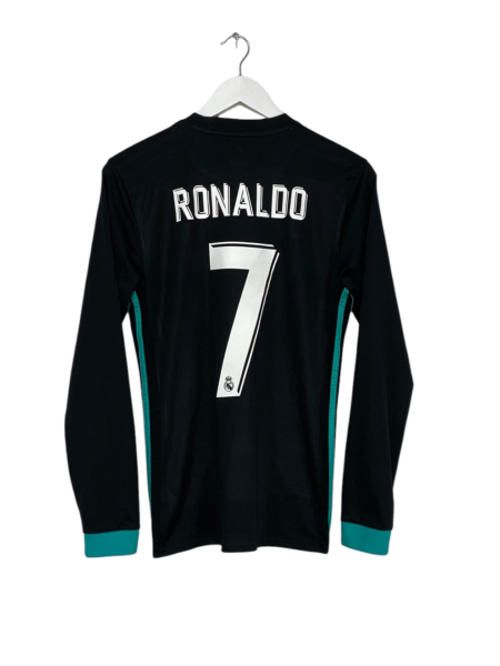 Ronaldo 7 - 2017/18 Real Madrid Away Full Sleeves - Retro (Authentic)