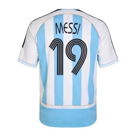 Messi 19 - 2006 Argentina Home jersey - Retro (Authentic) Copy