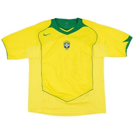 2004 Brazil Home jersey - Retro (Authentic)