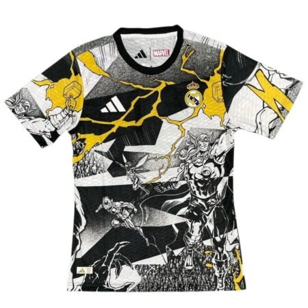 Real Madrid x Marvel Warm up T-shirt 2026/27 - Player version (Authentic)