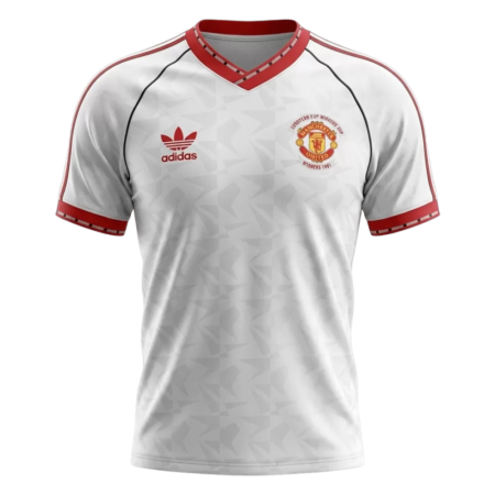 1991 Manchester United Away Full sleeves jersey - Retro (Authentic)