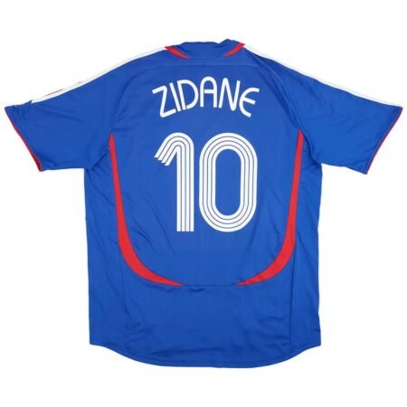 Zidane 10 - 2006 France Home jersey - Retro (Authentic)