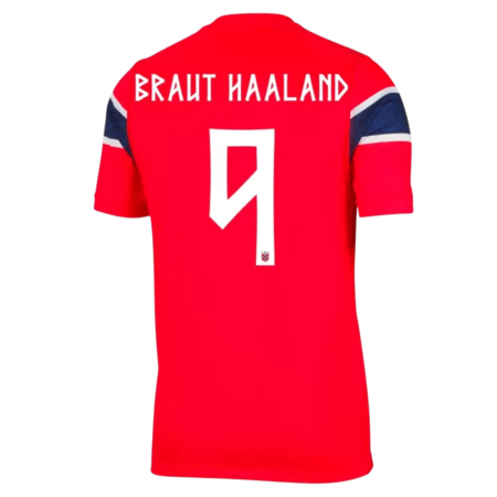 Braut Haaland 9 - Norway Home World cup 2026 - Player Version (Authentic)