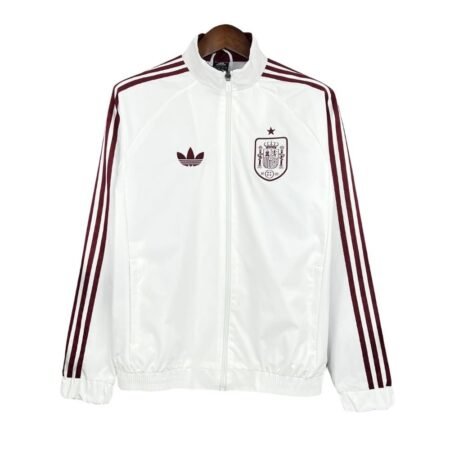 Spain White Windbreaker Jacket 2026/27 (Authentic)